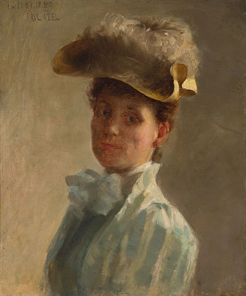 Portrait of Clara Peel Belden by Paul Peel