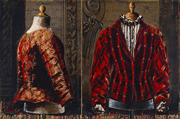 Deux hommes passants by Jacques Payette