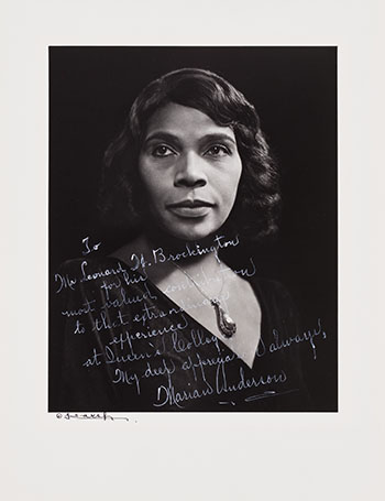 Marian Anderson par Yousuf Karsh