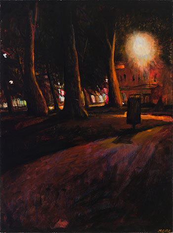 The Gathering Night, Park St. Louis After Dark by Tiko Kerr