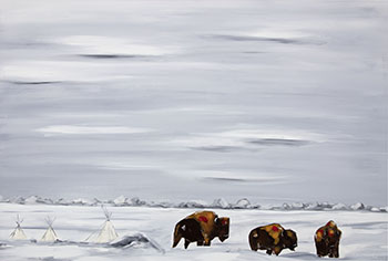 Manifest Buffalo A Bison Dream: Present 1 by Adrian Stimson