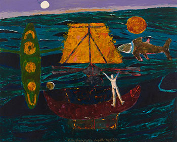 Fireship with Rising Figures par Peter Noel Lawson (Winterhalter) Aspell
