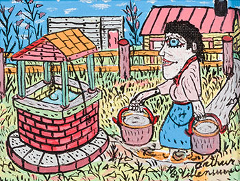 La porteuse d’eau par Arthur Villeneuve