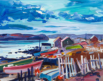 Fishing boats par Bruno Cote