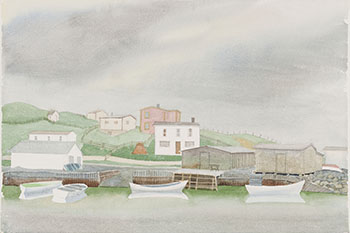 Scotch Mist at Ferryland by Doris Jean McCarthy