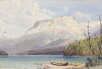On the Bow River Near Banff par Frederic Marlett Bell-Smith