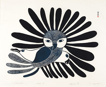 Triumvirate by Kenojuak Ashevak