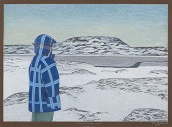 Looking at the Crack in the Ice par Itee Pootoogook