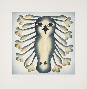Lustrous Owl by Kenojuak Ashevak