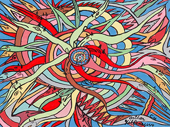 1er poisson qui quitte la mer de Gallilé par Arthur Villeneuve