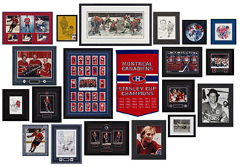 A 20 Item Collection of Montreal Canadiens Memorabilia by Hockey Memorabilia
