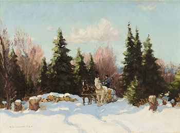 Hauling Logs by Frederick Simpson Coburn