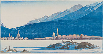 Beaver Lodge, Vermillion Bay, Banff by Walter Joseph (W.J.) Phillips