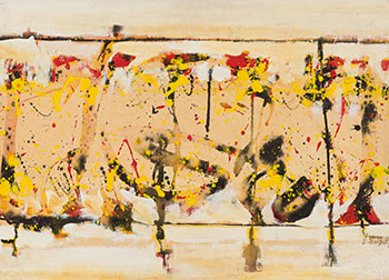Spring Garden Calligraphy par Jack Leonard Shadbolt