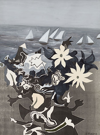 Flowers and Ships par Jack Leonard Shadbolt