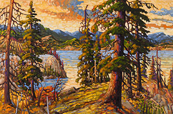Autumn Light, Near Naramata par Rod Charlesworth