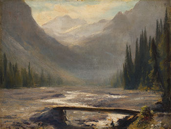 Rocky Mountains (Lake Louise) par Frederic Marlett Bell-Smith
