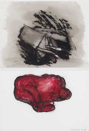 Untitled Diptych (Mémoire du corps) par Betty Roodish Goodwin