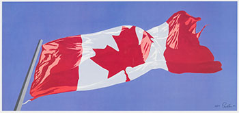 Painted Flag par Charles Pachter
