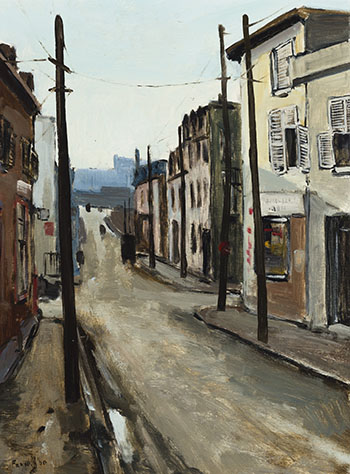 Rue Sanguinet, Montreal by Albert Jacques Franck