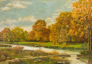 Automne doré, Beaurepaire, Québec par J.O. Grey