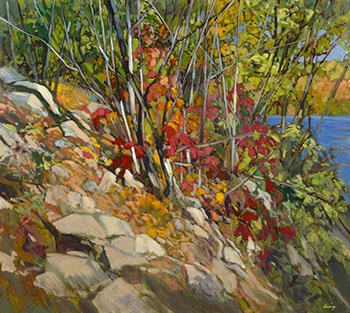 Otter Lake Island by Philip Craig