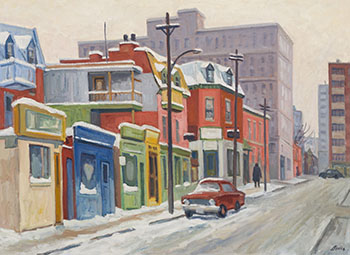 Prince Arthur Street, Winter by Jack Beder