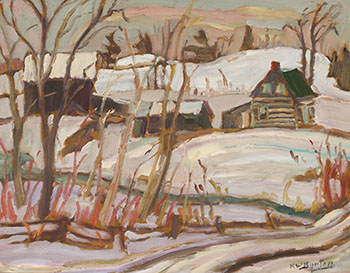 Old Farm on the Flower Station Road, Lanark County, Ont. by Ralph Wallace Burton