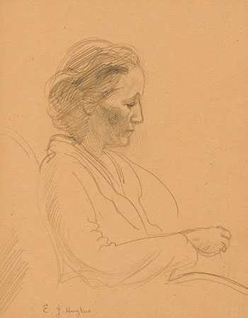 Mum by Edward John (E.J.) Hughes