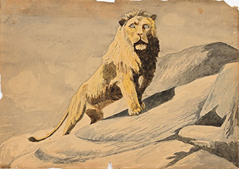 Mountain Lion by Edward John (E.J.) Hughes