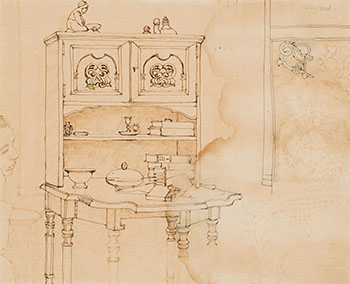 Kitchen #2 by Edward John (E.J.) Hughes