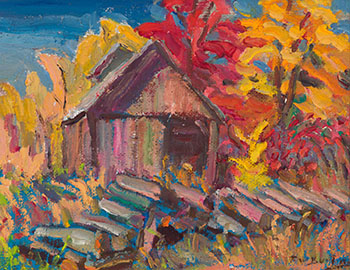 Sugar Shanty near Middleville, Ontario by Ralph Wallace Burton