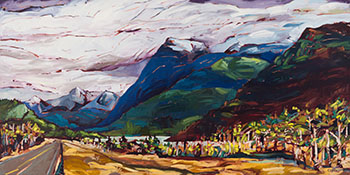 Highway & Mountains by Cori Creed
