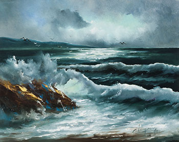 Seascape by Claude Langevin