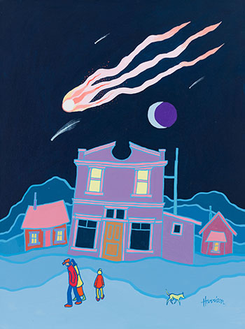 Meteor Shower by Ted Harrison