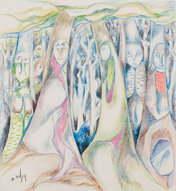 The Living Trees by Daphne Odjig