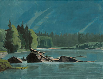Skeena River, B.C. by Alan Caswell Collier