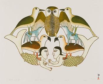 Guardians of the Owl by Kenojuak Ashevak