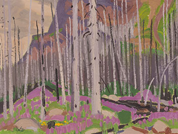 Fireweed and Grey Timber, Storm Mountain by Illingworth Holey Kerr
