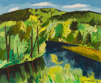 Picanoc River, P.Q. by Henri Leopold Masson