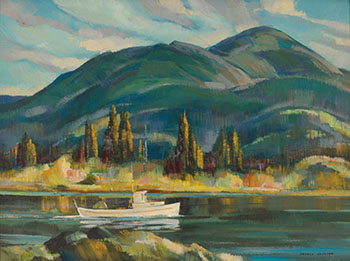 High Tide, River Mouth by Ronald Threlkeld Jackson