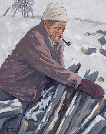 Les besognes d'hiver by Gaston Rebry