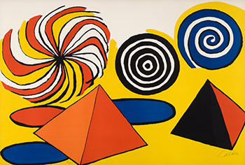 Spirals & Pyramids by Alexander Calder