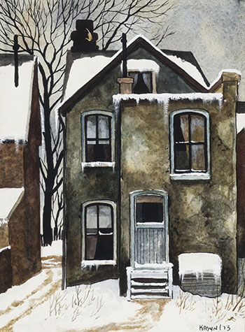 Old House on Hastings Ave. by John Kasyn