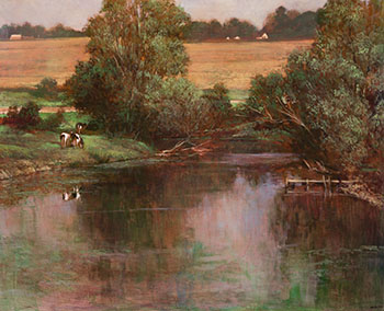 Picnic on the Soan, Burgundy by Philip Craig