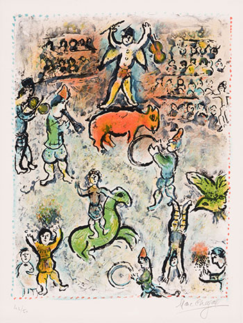 La Parade au Cirque (Circus Parade) by Marc Chagall