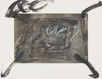 Untitled Abstract par Antoni Tàpies