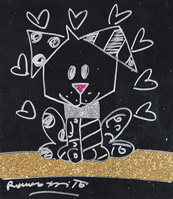 Heart of Gold by Romero Britto