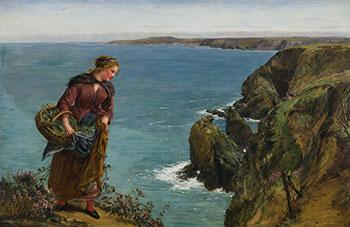 The Samphire Gatherer par James Clarke Hook