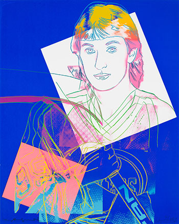 Wayne Gretzky #99 (F.&S. II.306) by Andy Warhol